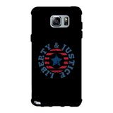 Liberty & Justice Black Phone Case