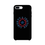 Liberty & Justice Black Phone Case