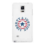 Liberty & Justice White Phone Case