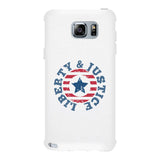 Liberty & Justice White Phone Case