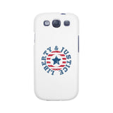 Liberty & Justice White Phone Case