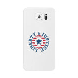 Liberty & Justice White Phone Case