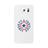 Liberty & Justice White Phone Case