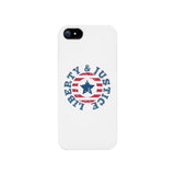 Liberty & Justice White Phone Case