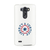 Liberty & Justice White Phone Case