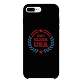 God Bless Usa Black Phone Case