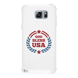 God Bless Usa White Phone Case