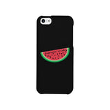 Happiness Is Cold Watermelon Black Phone Case