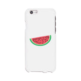 Happiness Is Cold Watermelon White Phone Case
