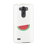 Happiness Is Cold Watermelon White Phone Case