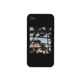 Palm Trees Split Black Phone Case