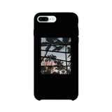 Palm Trees Split Black Phone Case