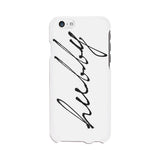 Hubby-LEFT Phone Case Ultra Slim Funny Anniversary Gift For Husband