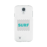 Surf Waves White Phone Case