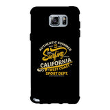 Authentic Summer Surfing California Black Phone Case