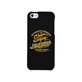 Authentic Summer Surfing California Black Phone Case
