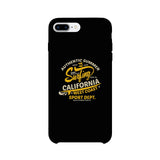 Authentic Summer Surfing California Black Phone Case