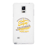 Authentic Summer Surfing California White Phone Case