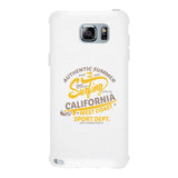 Authentic Summer Surfing California White Phone Case