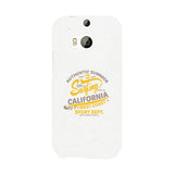Authentic Summer Surfing California White Phone Case