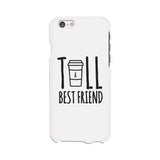 Tall Cup and Short Cup Best Friend Matching Phone Cases BFF
