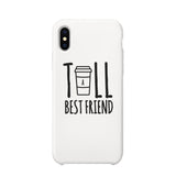 Tall Cup and Short Cup Best Friend Matching Phone Cases BFF