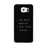 I'm The Boss Phone Case Slim Funny Saying Phone Cover Gift For Her