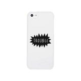 Double Trouble - White Phone Case