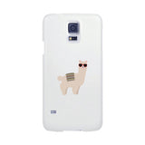 Llamas With Sunglasses - White Phone Case