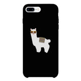 Llamas With Sunglasses - Black Phone Case