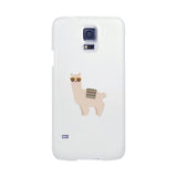 Llamas With Sunglasses - White Phone Case