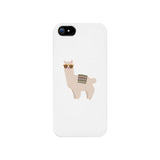 Llamas With Sunglasses - White Phone Case