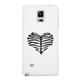 Skeleton Heart White Phone Case