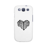 Skeleton Heart White Phone Case