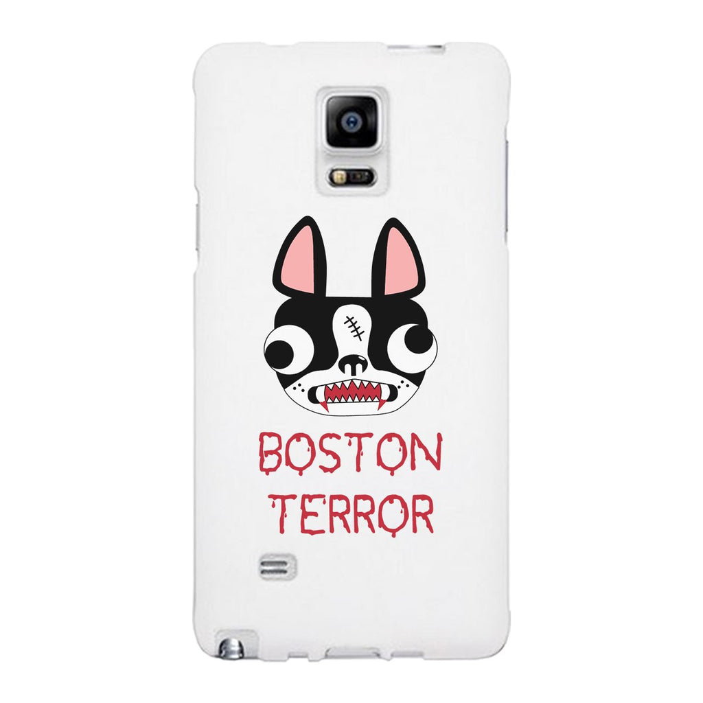 Boston Terror Terrier White Phone Case