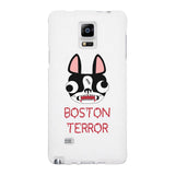 Boston Terror Terrier White Phone Case