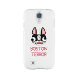 Boston Terror Terrier White Phone Case