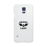 Crazy Bat Lady White Phone Case