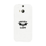 Crazy Bat Lady White Phone Case