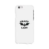 Crazy Bat Lady White Phone Case