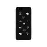 Skull Pattern Black Phone Case