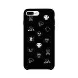 Skull Pattern Black Phone Case