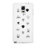 Skull Pattern White Phone Case