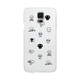 Skull Pattern White Phone Case