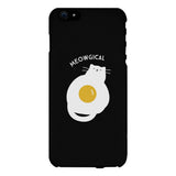 Meowgical Cat And Fried Egg Black Phone Case