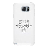 He's My Stupid Lover-Right White Phone Case