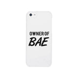 Owner Of Bae-Right White Phone Case