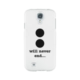 Will Never End-Right White Phone Case