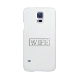 Wife-Right White Phone Case