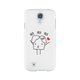 Mua Mua Mua-Right White Phone Case